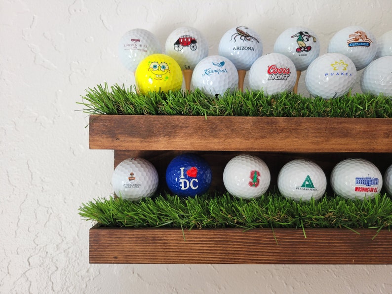 Golf Ball Display Shelf Etsy