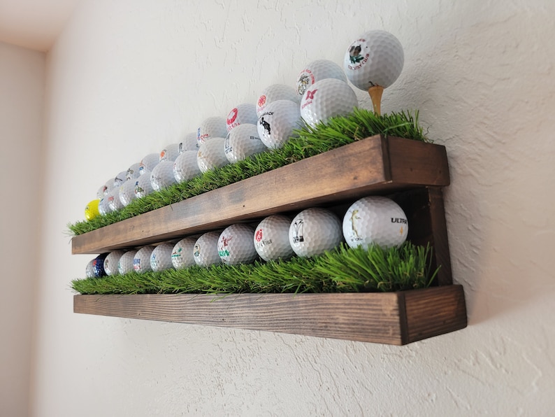 Golf Ball Display Shelf Etsy