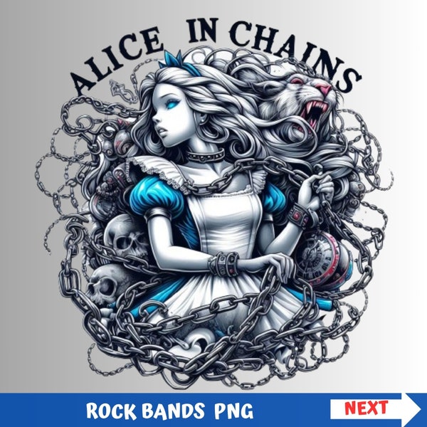 Alice in Chains shirt png rock band sublimation designs png Rock Alice in Chains png Rock shirt Alice in wonderland png sublimation png