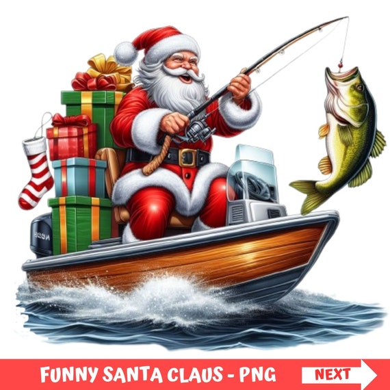 Fishing Christmas Png Funny Christmas Png Funny Fishing Shirt Funny Santa  Shirt Santa Claus Shirt Fishing Cricut Funny Santa Png Fish Fisher 