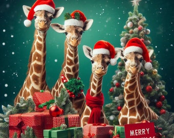 Lustige Giraffe Weihnachten png lustige Giraffe Weihnachten PNG Weihnachten Instagram Hintergrund lustige Giraffe Weihnachtskarten Giraffenliebhaber digital