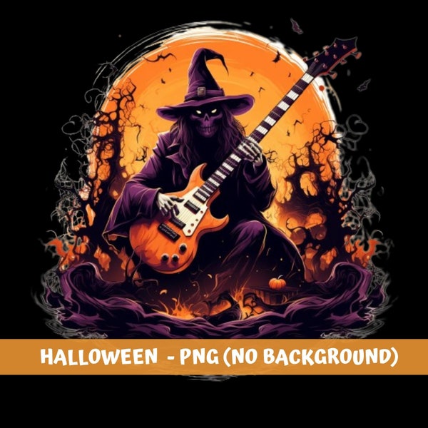 Halloween Wizard png rock png wizard playing guitar png halloween sublimation electric guitar png halloween png guitar wizard png sorcerer