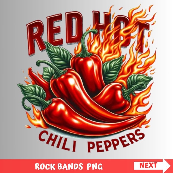 Red Hot Chili Peppers shirt png rock band sublimation designs png Rock Red Hot Chili Peppers tshirt Red hot chili peppers png sublimation