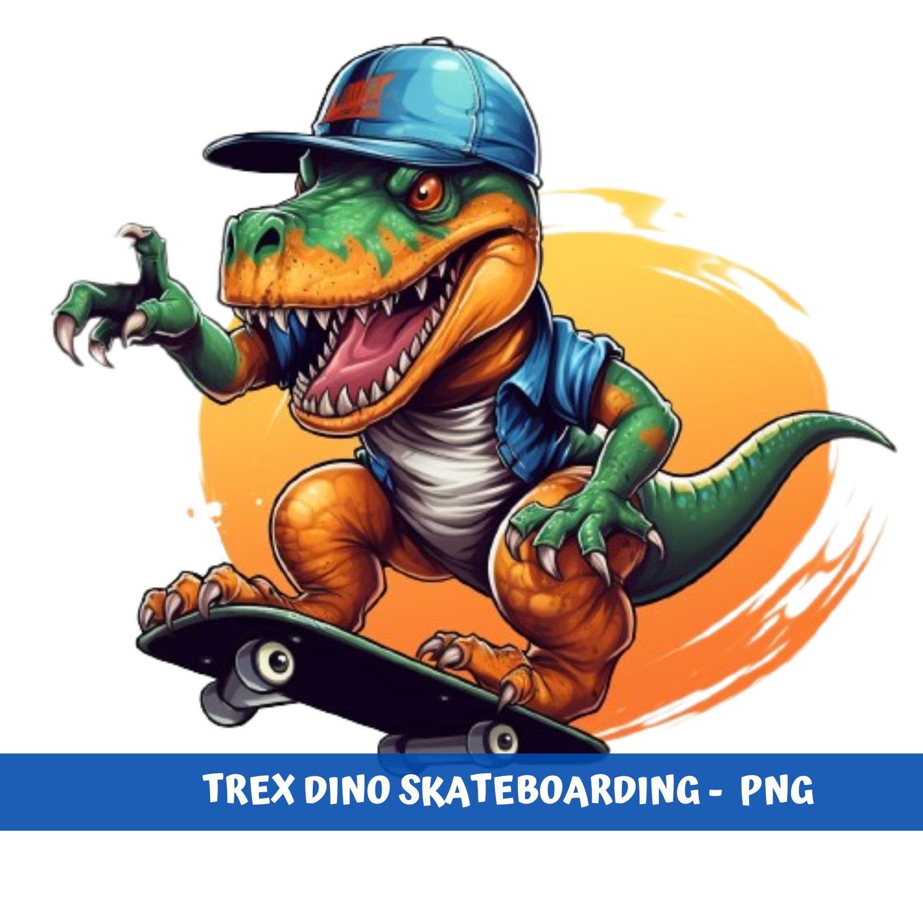 Trex Dinosaur Skateboarding Png Dinosaur Digital Print Trex Png