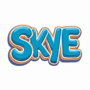 Skye name transparent background png image 1