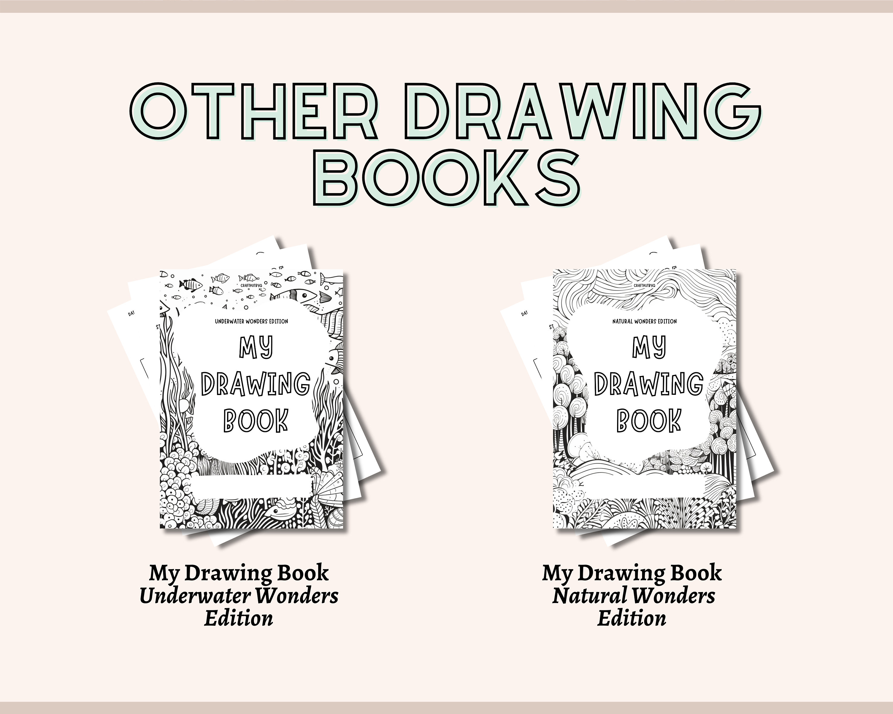 Printable Drawing Journal Kids Drawing Prompt Book Art - Etsy