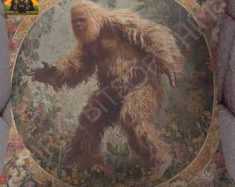 William Morris Bigfoot Pillow: full or case only, spun polyester or faux suede
