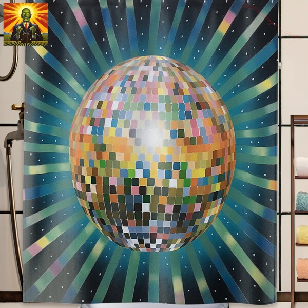 Retro Shower Curtain Etsy