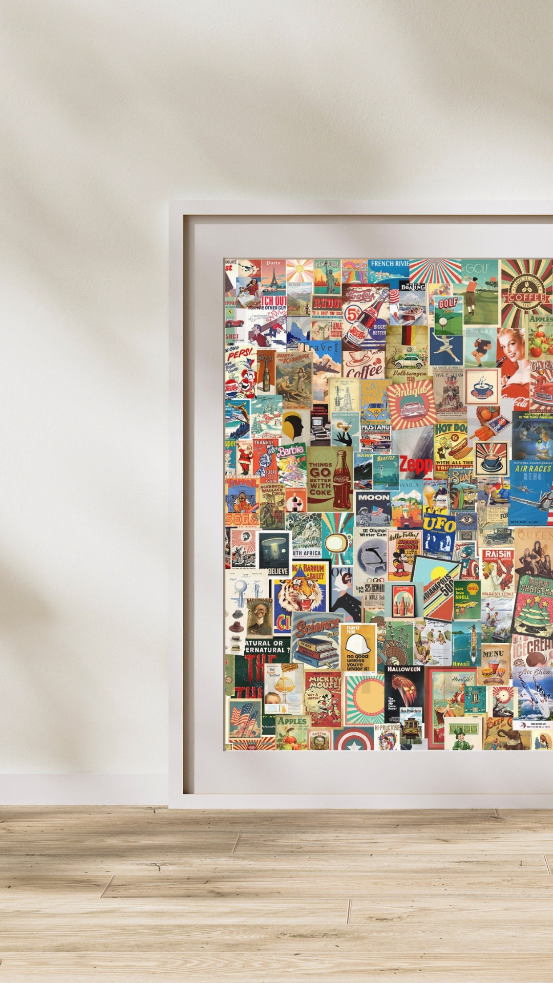 Vintage Aesthetic Wall Collage Vintage Digital Art Bonus - Etsy