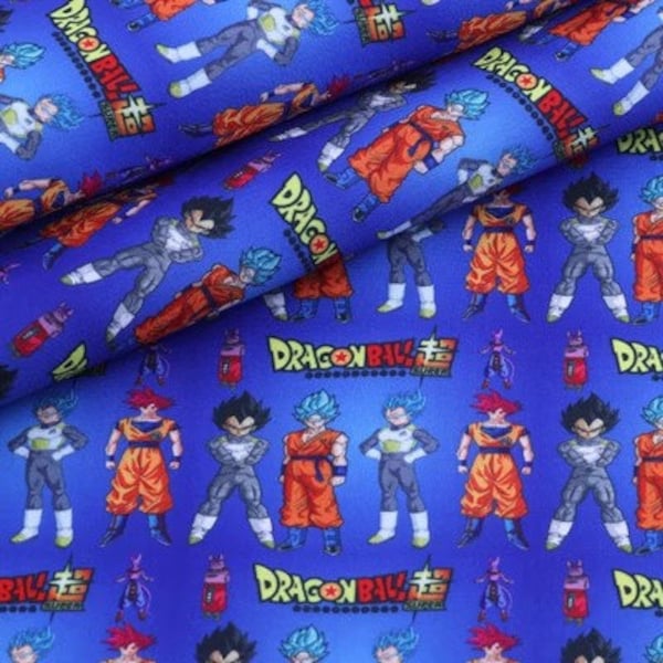 Sun Wukong tissu japonais Anime tissu Polyester coton tissu Anime dessin animé tissu par la demi-cour