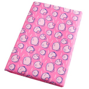 Kirby Fabric Polyester Cotton Fabric Anime Cartoon Fabric By The Half Yard
