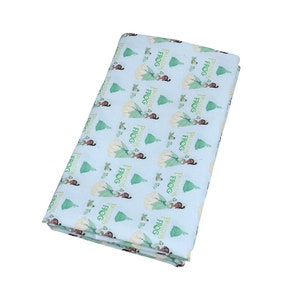 Princess Tiana Fabric Polyester Cotton Fabric Anime Cartoon Fabric By The Half Yard