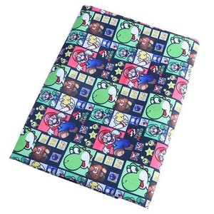 Nintendo Fabric Super Mario Fabric Polyester Cotton Fabric Anime Cartoon Fabric By The Half Yard