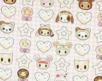 Tokidoki Fabric, By The 1/2 Yard, 100% Cotton