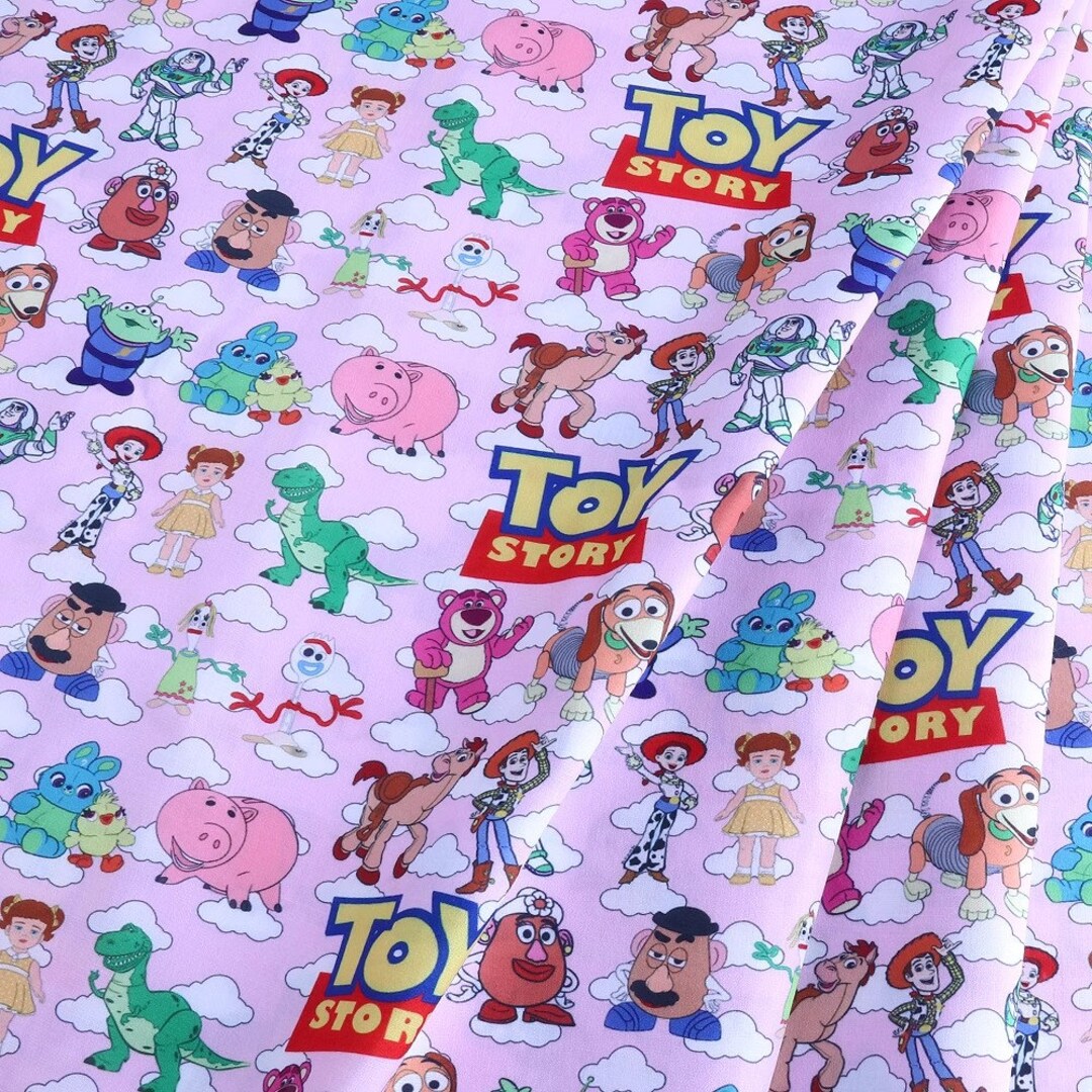 Toy Story Fabric Polyester Cotton Fabric Anime Cartoon Fabric by the