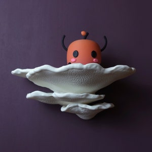 Mushroom Floating Shelf - The Gibbosa Fungus, Fungi wall shelf, Goblincore, Fairycore, Boho Chic, Cottagecore, Nature Rustic home wall decor