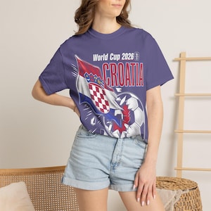 Camiseta retro de Croacia de fútbol, colores cómodos, camiseta gráfica de equipo de fútbol de los 90 OS01 imagen 6