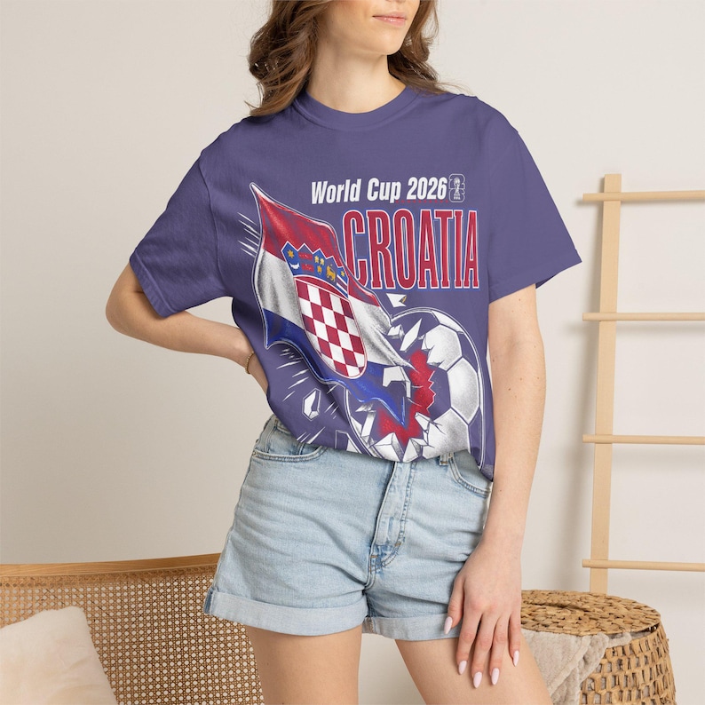Camiseta retro de Croacia de fútbol, colores cómodos, camiseta gráfica de equipo de fútbol de los 90 OS01 imagen 6
