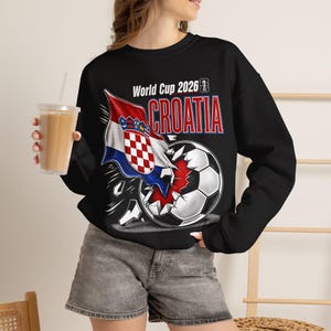 Camiseta retro de Croacia de fútbol, colores cómodos, camiseta gráfica de equipo de fútbol de los 90 OS01 imagen 8