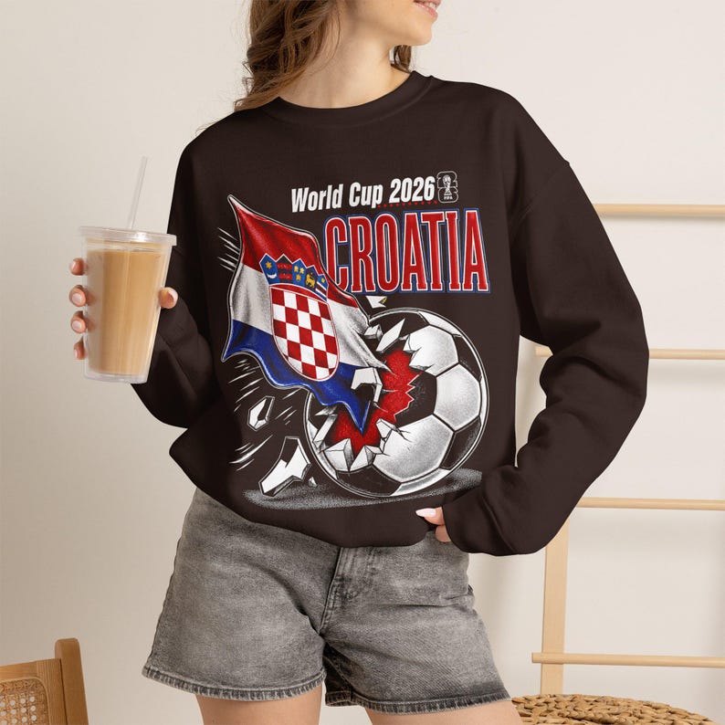 Camiseta retro de Croacia de fútbol, colores cómodos, camiseta gráfica de equipo de fútbol de los 90 OS01 imagen 9