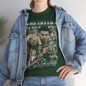 Victor Wembanyama Basketball Shirt, San Antonio Basketball Tee, Wemby Basketball Gift Unisex T-shirt image 5