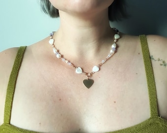 Heart of gold necklace