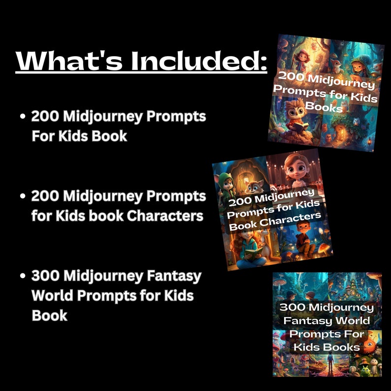 Midjourney Prompts for Childrens Book AI Art Digital - Etsy UK