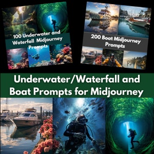 Ocean & Boat Midjourney Prompts Bundle: AI Art Inspiration (Digital Download)