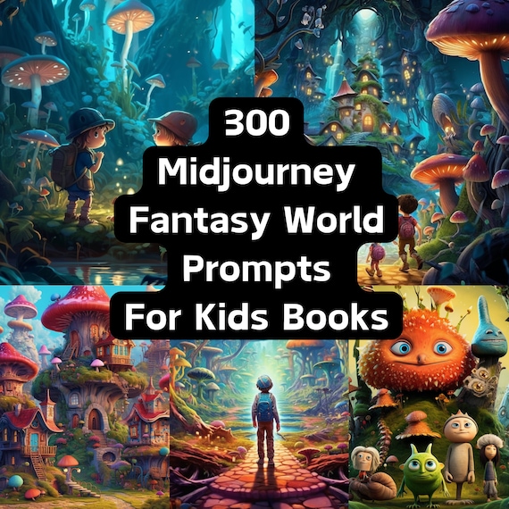 300 Whimsical Fantasy World Midjourney Prompts for Kids (digital 300 Whimsical Fantasy World Midjourney Prompts for Kids (digital