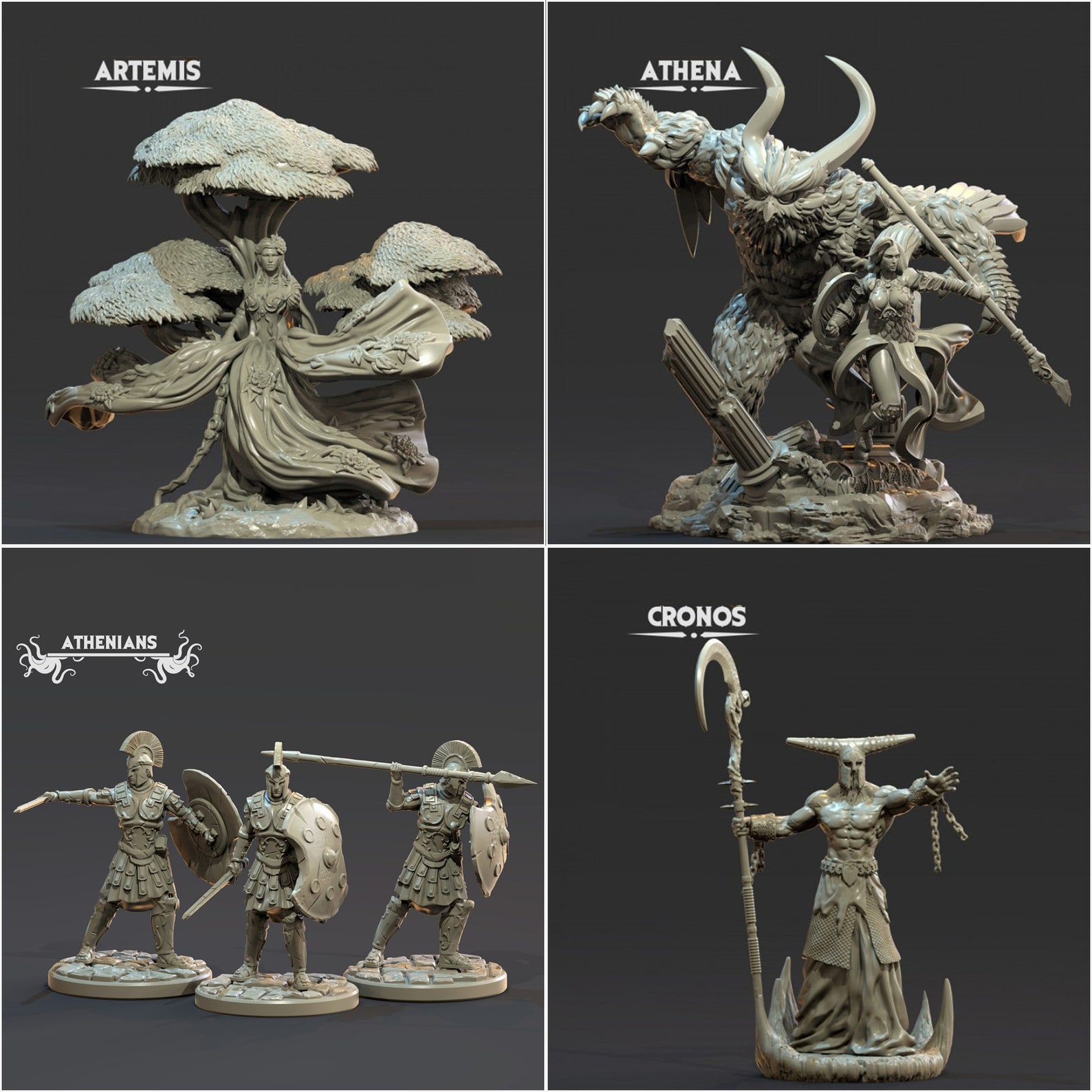 Greek Myth STL Pack, Greek Myth 3D Models Print Files, Greek Mythology ...