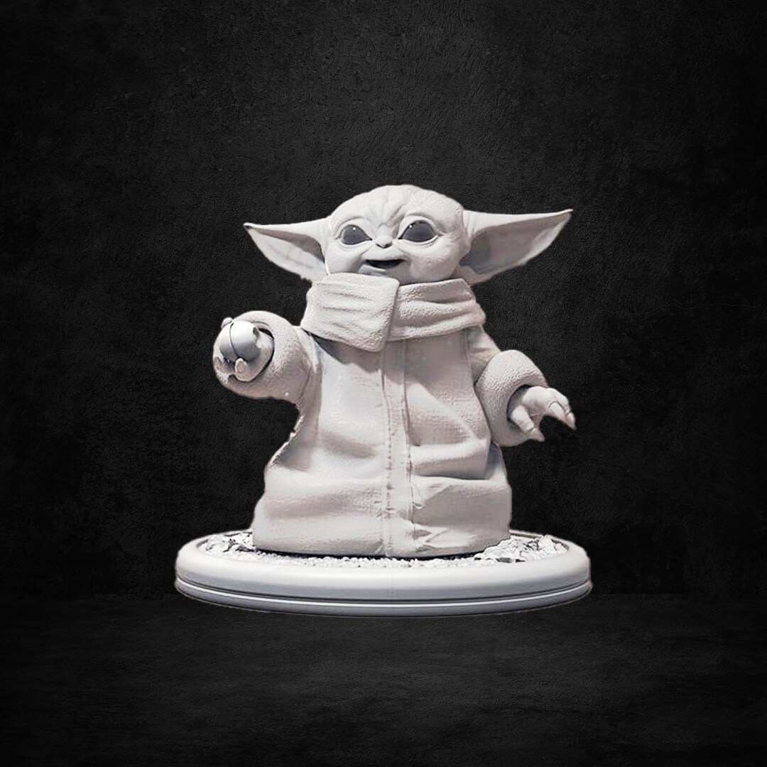 Baby Yoda 3D Print Model Baby Yoda STL Baby Yoda 3D Model Etsy