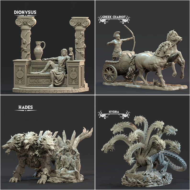 Greek Myth STL Pack Greek Myth 3D Models Print Files Greek - Etsy