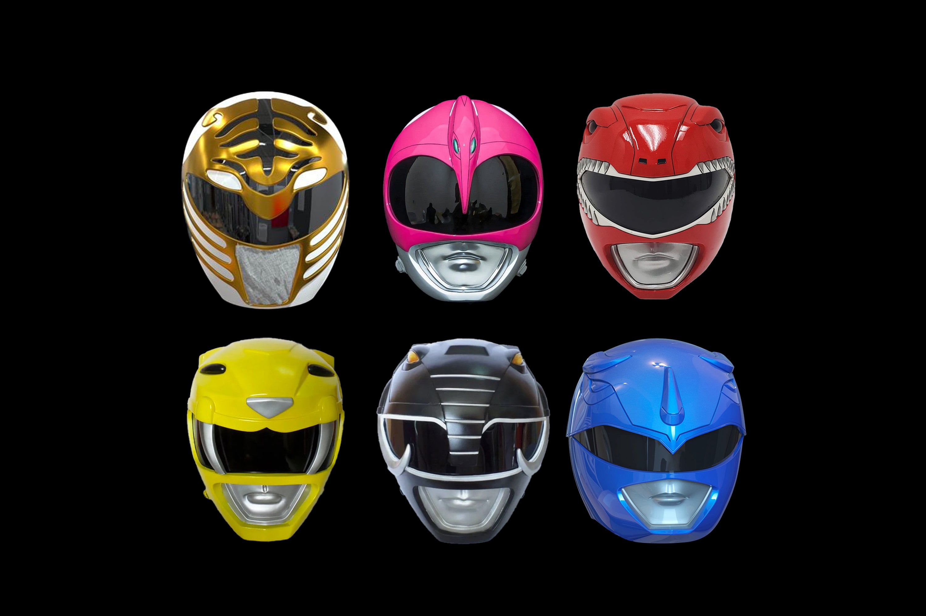 Power Rangers Helmets 3D Model Print Files Power Rangers Etsy