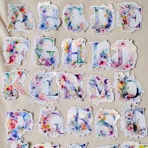 Adesivos de letras (alfabeto inteiro)