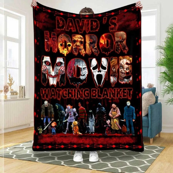 Horror Blanket Etsy