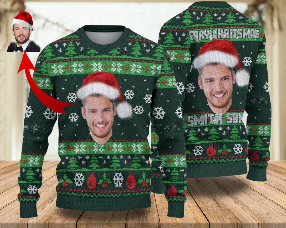 Personalized This Is My Ugly Sweater, Ugly Sweater, Personalized Photo Ugly Sweater, Personalized Sweater, Custom Face Ugly Sweater