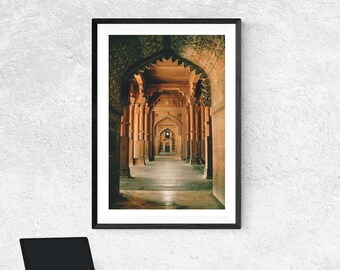 Indian Folk Art, Indian Palace Door, Indian Temple Art , Indian Vintage Art, Indian Wall Art, Indian Palace Mughal Art, Jaipur Travel Poster