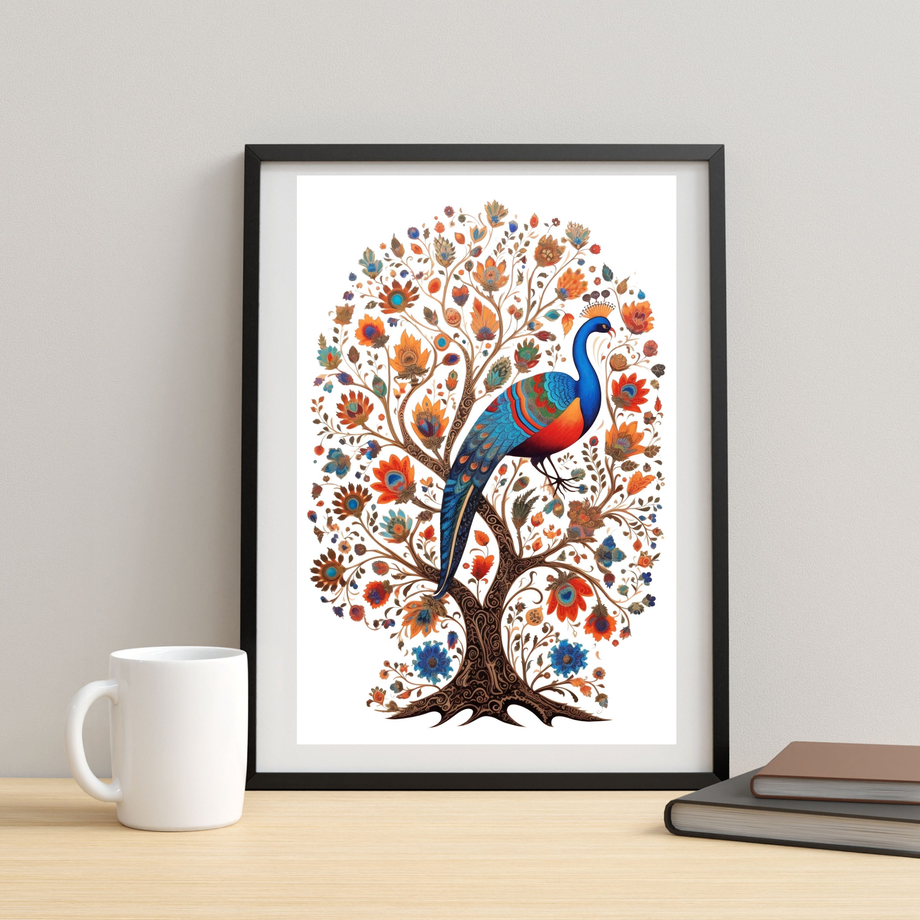 Indian Peacock Art, Pichwai Art, Indian Folk Art, Indian Art, Indian ...