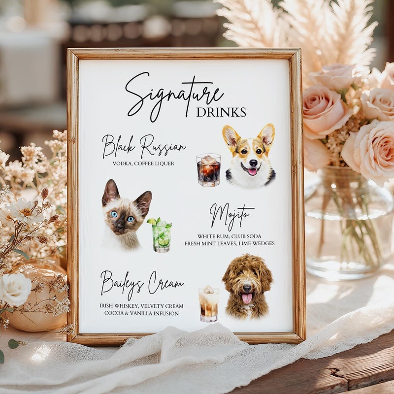 Pet Wedding Sign - Etsy