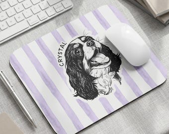 Pet Portrait Mouse Pad, Personalized from Photo, Memorial Gift