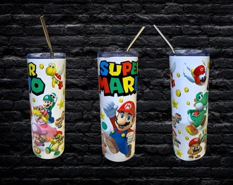 Mario 20oz Tumbler: Super Mario Brothers Cup