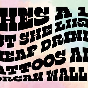 Elle a un 10 mais elle aime les tatouages de boissons bon marché et Morgan Wallen, concert de Morgan Wallen, Morgan wallen PNG, country png, chanteur country png