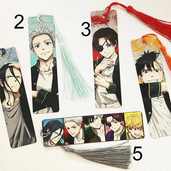 Bookmarks / Aluminum Bookmarks Anime Theme