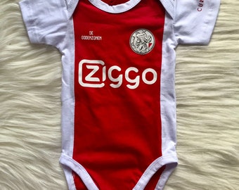 Limited Edition Ajax baby romper l Home ZIGGO Amsterdam l For the real fans!