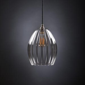 light pendant, glass décor, blown glass pendant light modern for kitchen island, handmade pendant light glass
