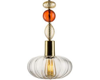 Handmade Stained Glass Pendant Light – Oriental Boho Lighting