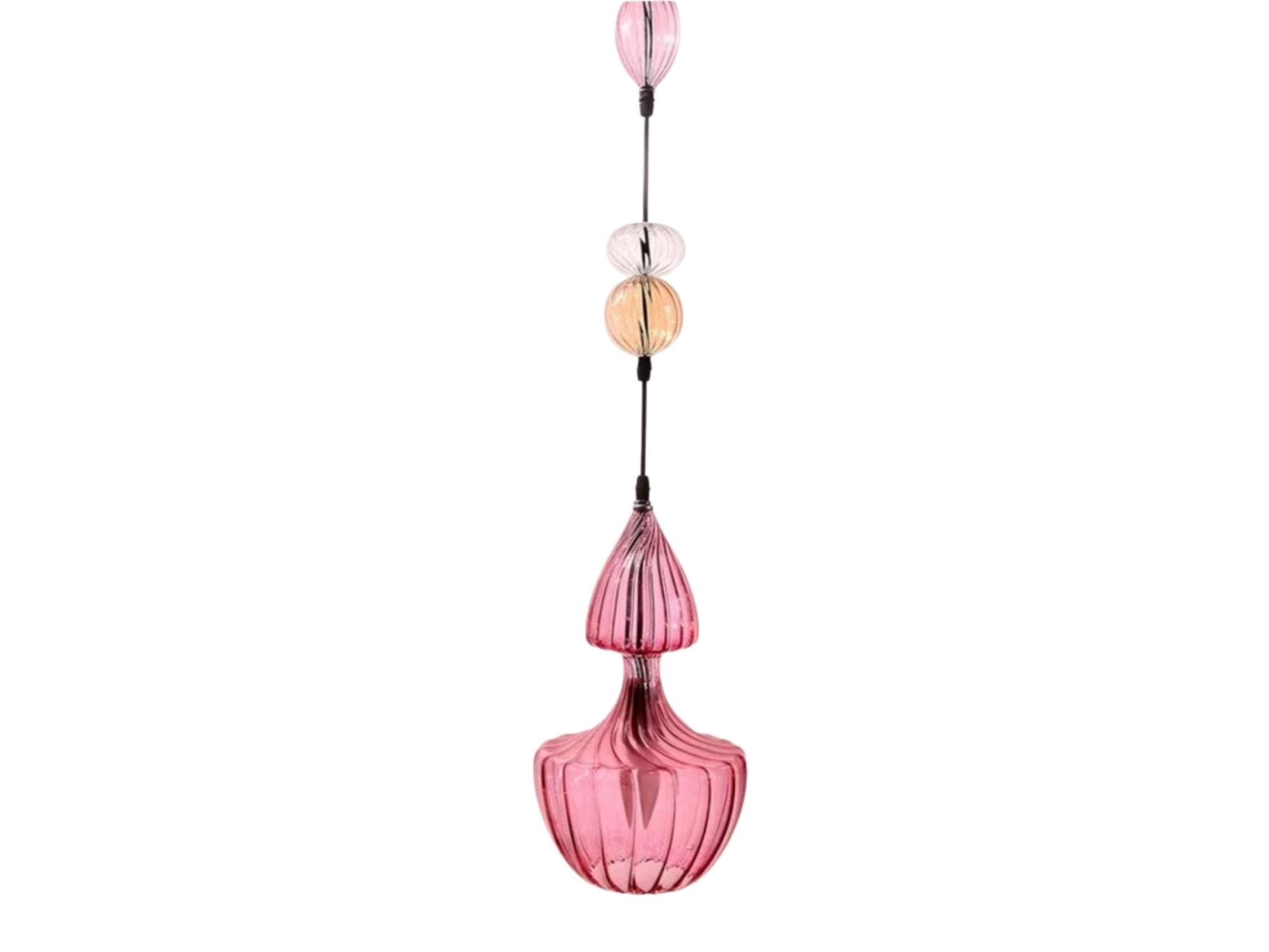 Modern Kitchen Island Lighting, blown Glass Pendant Light, glass décor, Decorative Pendant
