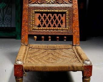 Old Teak Rolling Pin From Rajasthan - 19th Century Old Teak Rolling Pin From Rajasthan - 19th Century