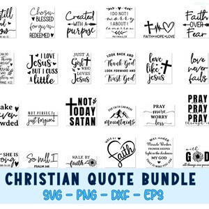 Christian sayings bundle