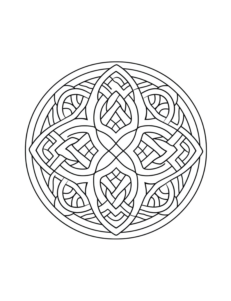 Celtic Mandalas: 50 Pages - Etsy